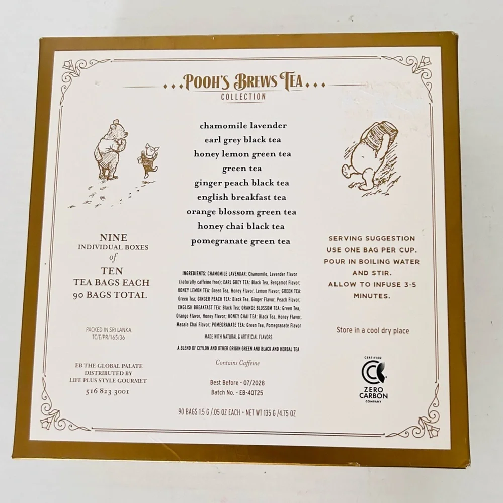 Charbrew | Winnie The Pooh 216 Assortment Tea Gift Set Flavor Varieties